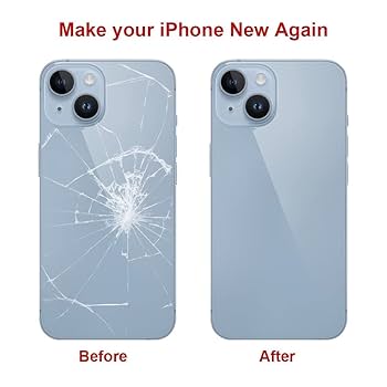 Amazon.co.jp: Perzework OEM 背面ガラス iPhone 14 6.1インチ用